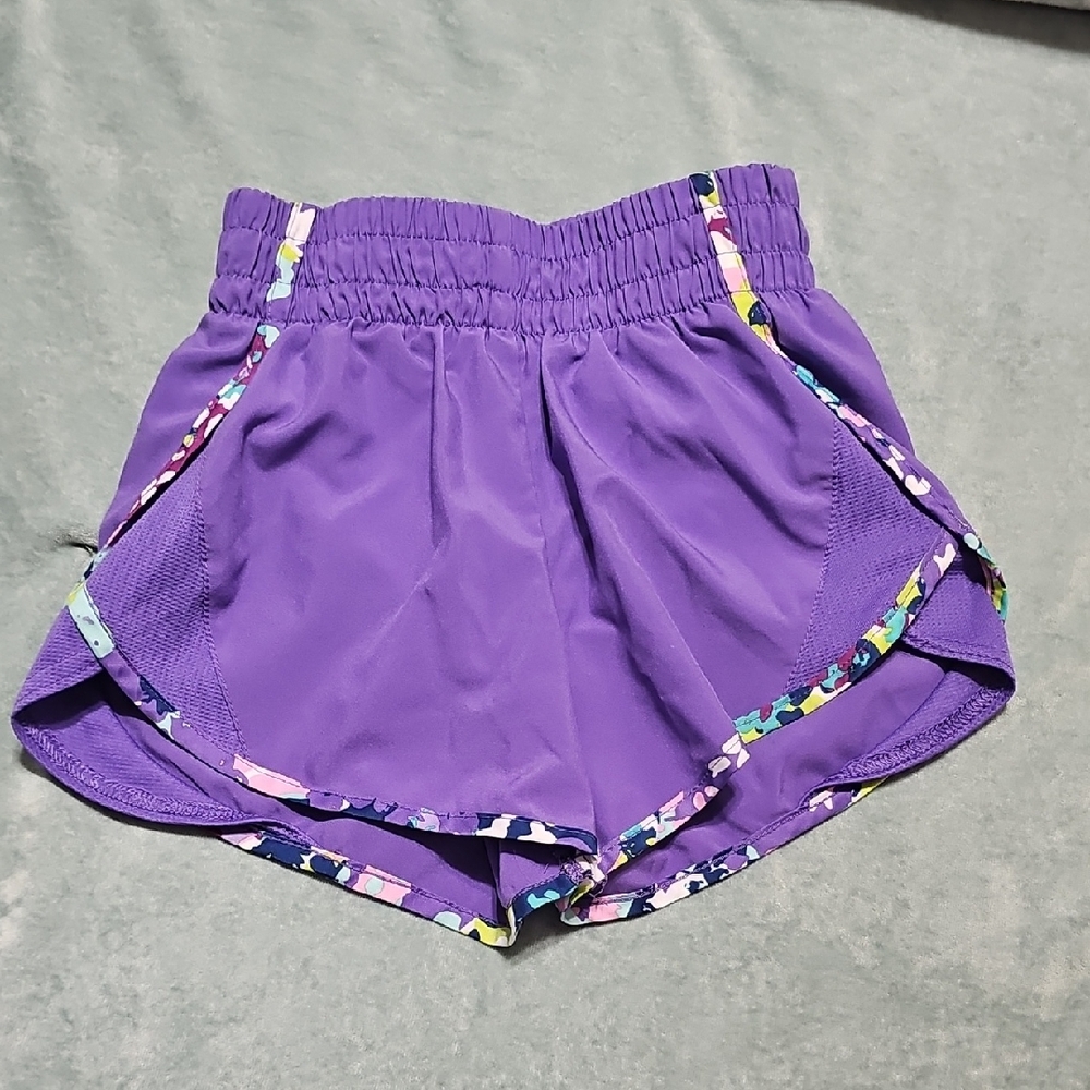 Athletic Works Purple Girl's Athletic Shorts